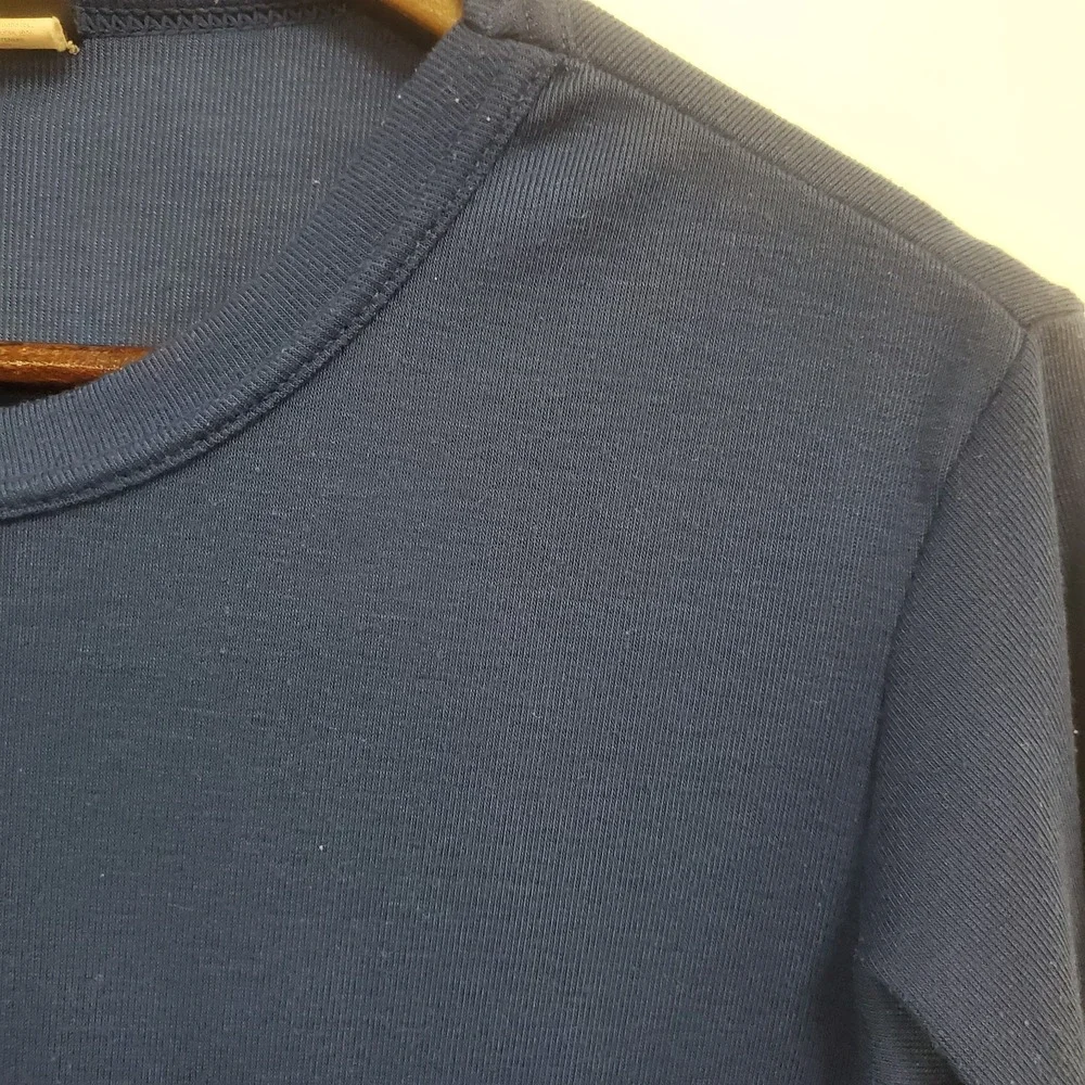Patagonia Capilene Mens Long Sleeve‎ Baselayer Shirt Size S Blue Lightweight